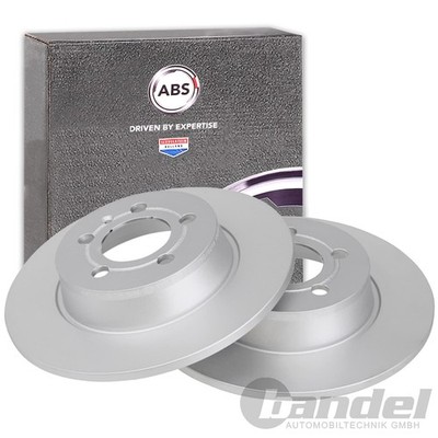 2x A.B.S. BREMSSCHEIBEN 272mm HINTEN passend für AUDI A1