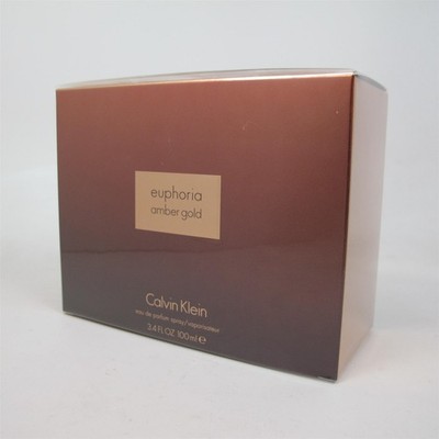 EUPHORIA AMBER GOLD by Calvin Klein 100 ml/3.4 oz Eau de Parfum Spray NIB