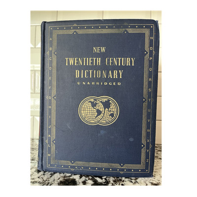 Webster s New Twentieth Century Dictionary Unabridged Hardcover, English