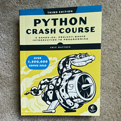 Python Crash Course 3rd Ed Eric Matthes Paperback 2023 No Starch Illustrated