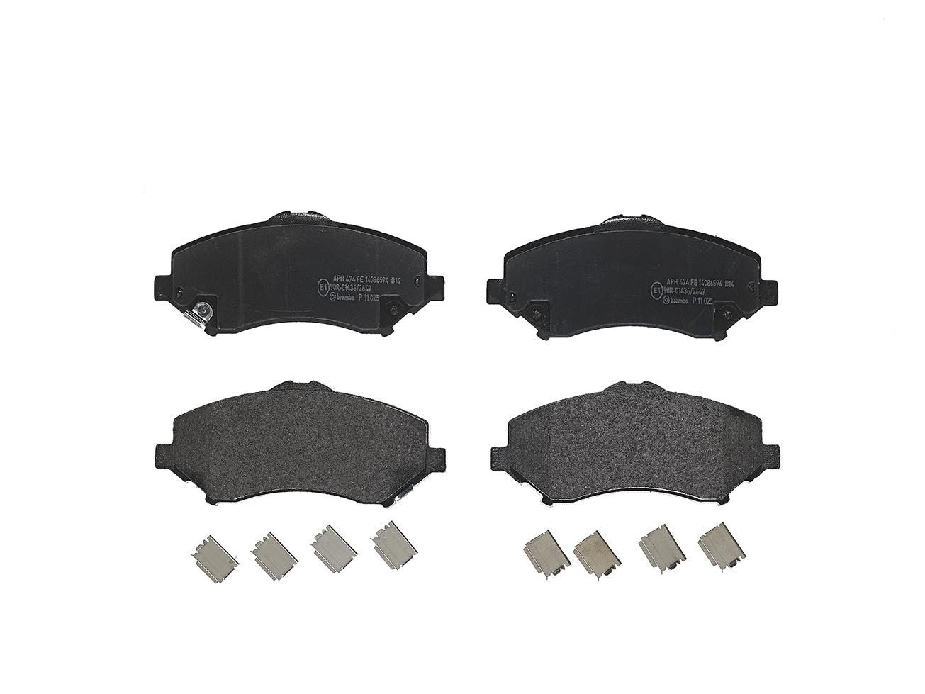 Für BREMBO P 11 025 HAM PADS. FRONT DODGE JOURNEY 08- FRONT - Bild 4