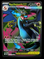 Mega Charizard X EX #109/094 NM Carta Pokemon Fiamme Fantastiche