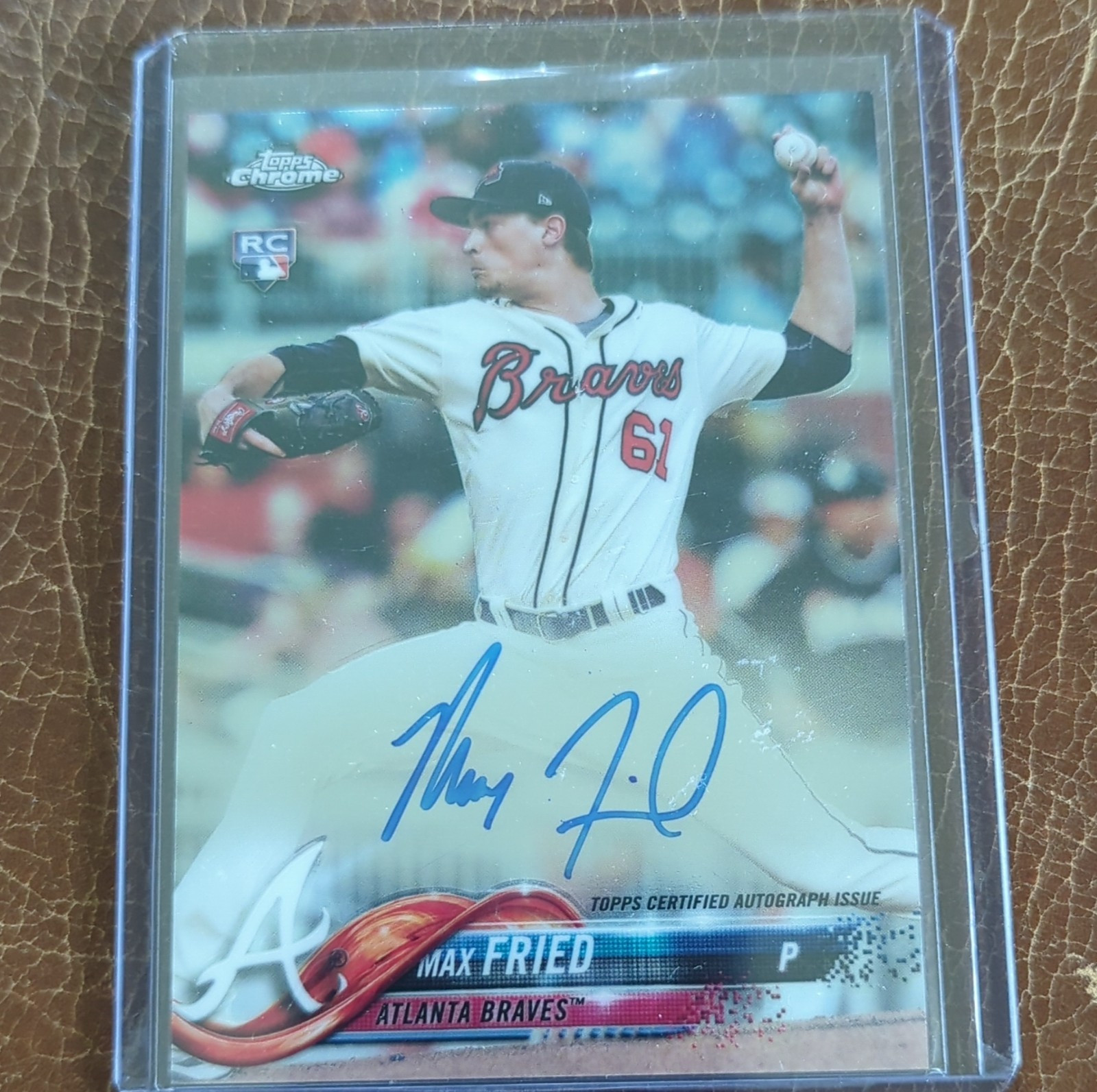 Topps 2018 Chrome Max Fried Atlanta Braves Rookie Autograph #RA-MF
