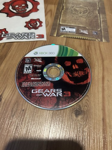 Gears of War 3 Microsoft Xbox 360 Complete CIB Clean Tested Working - Picture 5 of 6