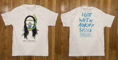 Steve Aoki 2 Sides I Got Wet T Shirt Cotton White Unisex S-5XL 1T0161