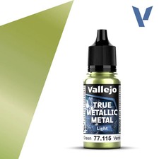 Vallejo True Metallic 77.115 Amber Green Highlight 18ml
