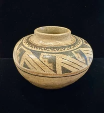 Superb 1925 Hopi Polychrome Pottery Bowl Signed Berta Linton Sikyatki Revival 7"