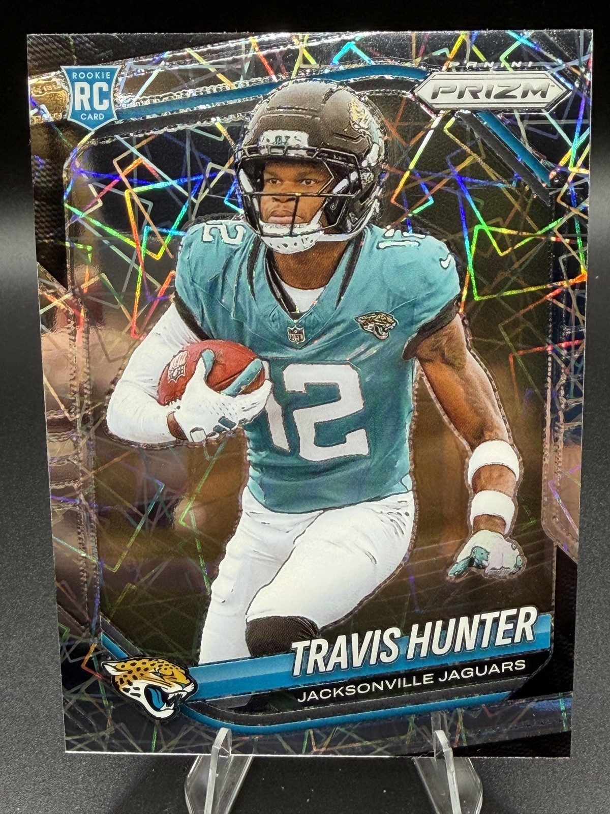 2025 Panini Prizm #301 Travis Hunter Jaguars Lazer NM+
