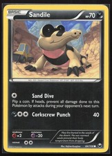 Sandile Dark Explorers 64/108 Common DEX Pokemon TCG Card LP