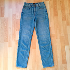 Lee Carol Damen Jeans Mom blau helle Waschung...