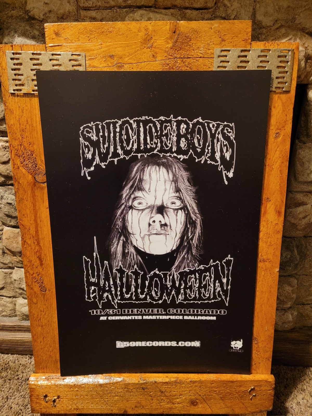 $uicideboys Poster RARE Halloween Colorado G59 greyfivenine Scrim and Ruby