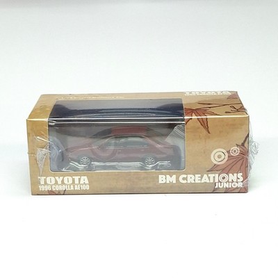BM Creations JUNIOR BMC 1/64 Toyota 1996 Corolla AE100 NEW DIECAST