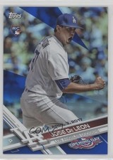 2017 Topps Opening Day Rainbow Blue Foil Jose De Leon #82 0w8