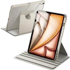 JETech Rotating Case for iPad Air 13-Inch M3/M2 (2025/2024) with Starlight 