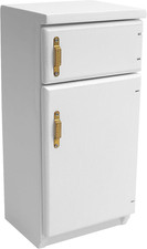 1/12 Scale Dollhouse Refrigerator Miniature Fridge Kitchen Furniture Wooden Doll