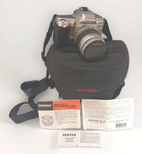 Pentax ZX-60 35mm SLR Film Camera w/ 28-90mm Lens, Strap, Case, Manuals