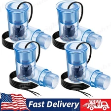 SS2 Condensate Float Switch Clear PVC Overflow Safety Level Sensor for HVAC D...