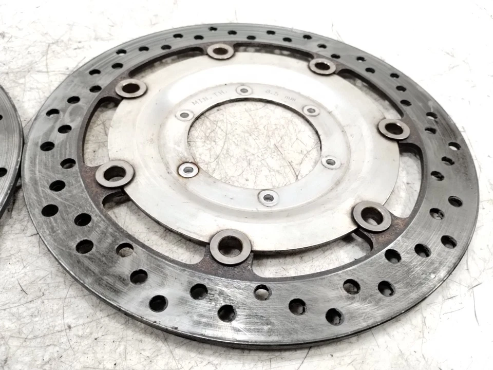 Par de rotores de freno delanteros izquierdo y derecho Honda VTX1800 C 2002 Foto 3 de 4