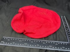 British Army Red Cap / Military Police Cap Cover in Elasticated Red Material