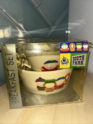 Vintage Official Comedy Central South Park Breakfast Set 1999 St Michael M&S