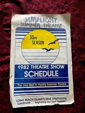 RARE 1982 Program SURFLIGHT THEATRE Long Beach Island NJ - LBI Community Theatre