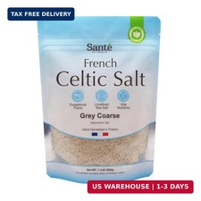 Sante Naturelle Celtic Salt Grey Coarse - 1.1lb 18oz Unrefined French Sea Salt