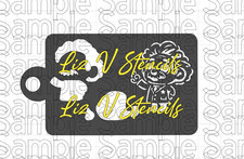 Science Einstein Combo Stencil