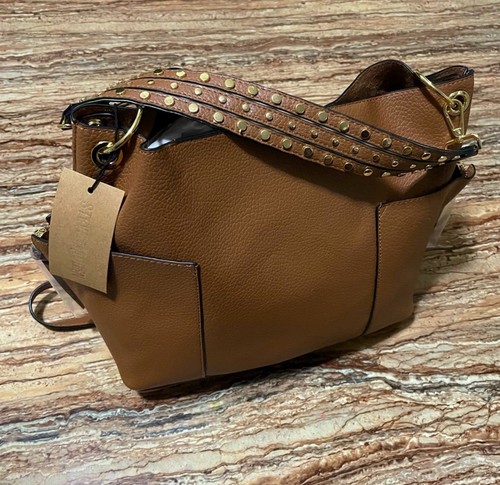 Steve Madden borsa grande borsetta tracolla pelle marrone ciottolo - Foto 2 di 6
