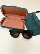 Gucci GG1578S 001 Women s Cat Eye Sunglasses Black Frame Gray Tinted UV400