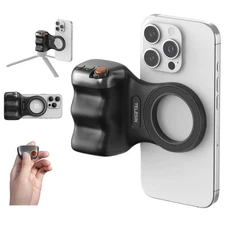 TELESIN Magnetic Phone Camera Selfie Handle Snap Shutter Grip for iPhone (Black)