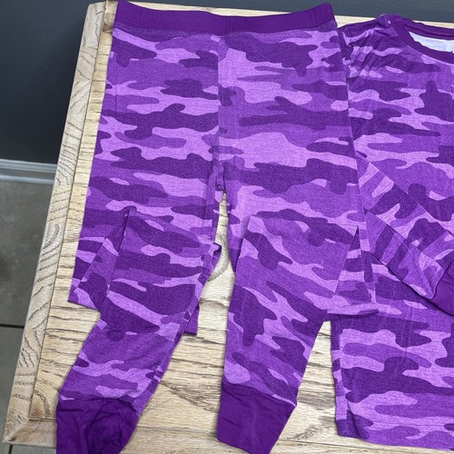Little Sleepies Size 5/6 Berry Camo Long Sleeve Pajamas - Picture 3 of 9