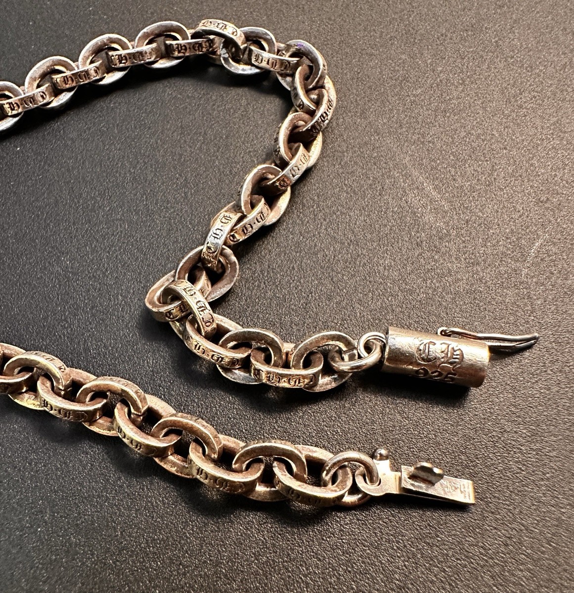 アクセサリー ChromHearts PAPER CHAIN 8inch Authentic [Chrome Hearts] PAPERCHAIN LARGE BRACELET 8” | eBay