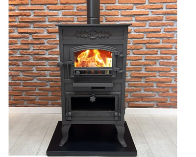 Wood Burning Stove With Oven, Cooker Stove, Wood Stove, Fireplace & NO Customs D