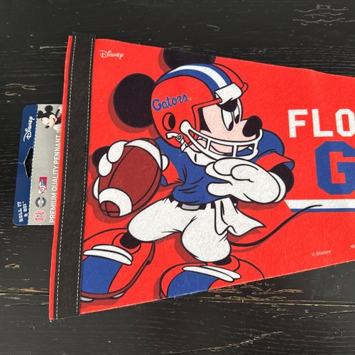 Florida Gators UF Mickey Mouse Disney Premium Quality Pennant 12"X30" Banner - Bild 3 von 5