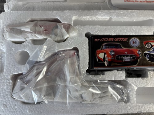 Rare Ertl 1:64 1957 Corvette Vette Rally Collector Set COA Tractor Trailer NIB - Picture 6 of 7