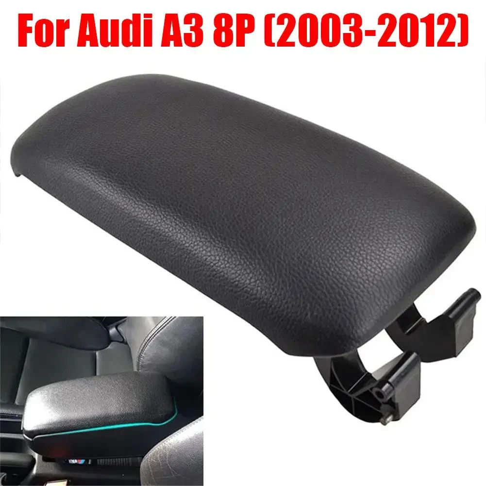 Ricambio Coperchio Bracciolo per Audi A3 8p 2003-2012 Poggia Braccio Eco Pelle - Immagine 1