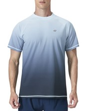 Men Rash Guard Swim Shirt UPF 50 UV Sun Protection Quick Dry Beach Fishing