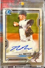 2021Topps Bowman Chrome Auto Max Meyer