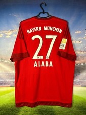 Alaba Bayern Munich Jersey Home football shirt 2015 - 2016 Adidas Men Size 2XL