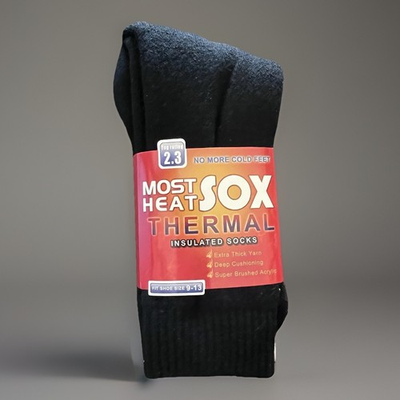 #ad #ad Most Heat Sox Thermal Insulated Socks Size 9 13 1 Pair $10.90