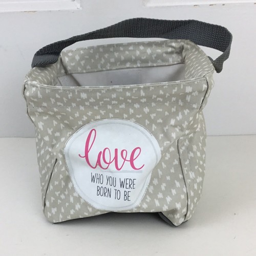 Thirty One Littles Carry-All Caddy Tasche grau "Love Who You Were Born To Be"