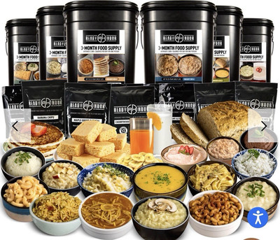 Ready Hour 3-Month Food Supply Meal Kit Main Meal Pantry Assortment