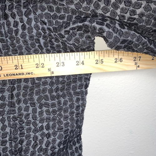 Eileen Fisher Cropped Blazer Textured Black Gray Size 2X Open Front Jacket - Picture 8 of 10