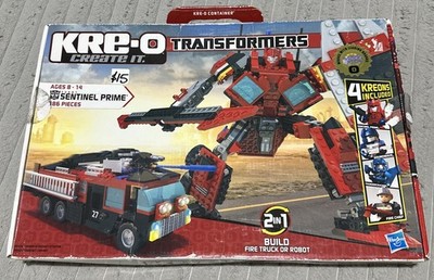 Kre-o Create It Hasbro Transformers Sentinel Prime 30687 SEALED Bags! Open Box