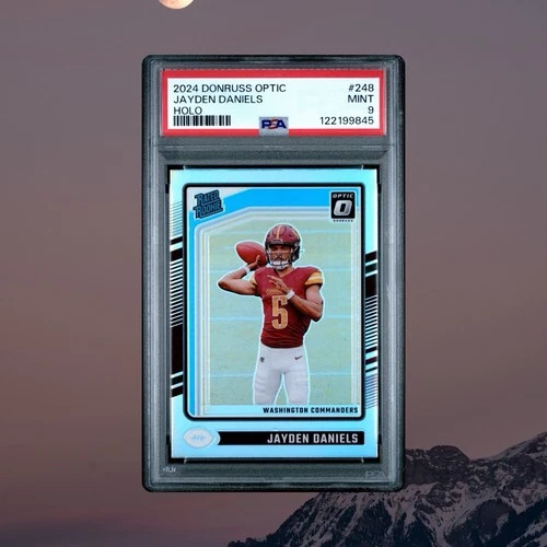 2024 Optic Jayden Daniels Holo PSA 9 Rookie Card RC #248 Washington Commanders