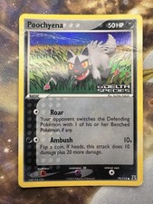 Pokemon - Poochyena Delta Species Stamped 79/113 Common Reverse Holo HP on eBay
