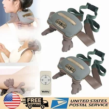 Electric Neck Shoulder Massager, Heated Kneading Back Massager for Muscle Relief