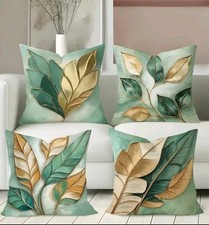 4Pcs Floral Modern 45cm Cushion Covers Pillowcase Throw 18"×18" Home Decor Gift 