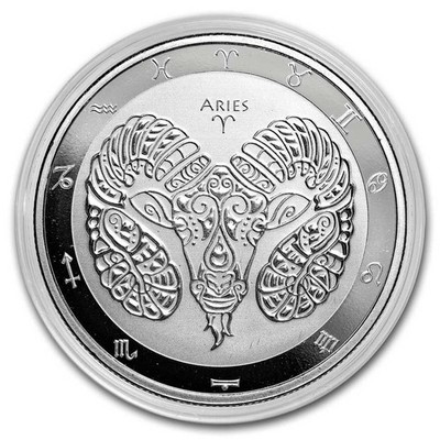 2024 Tokelau 1 oz Silver $5 Zodiac Series: Aries BU | eBay