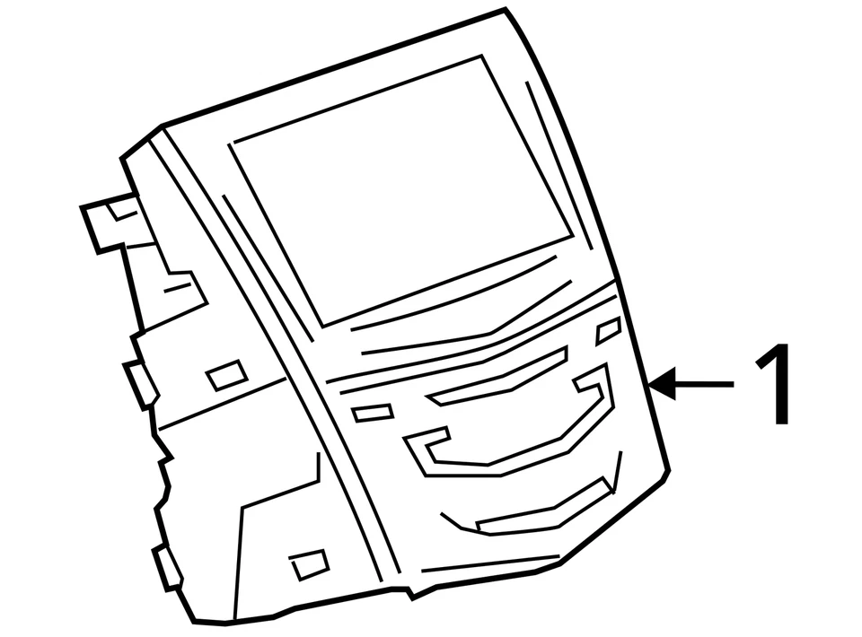 2020 CADILLAC ESCALADE ESV CUE RADIO DISPLAY AND CONTROL PANEL 20 67K MILES - Image 4 of 4